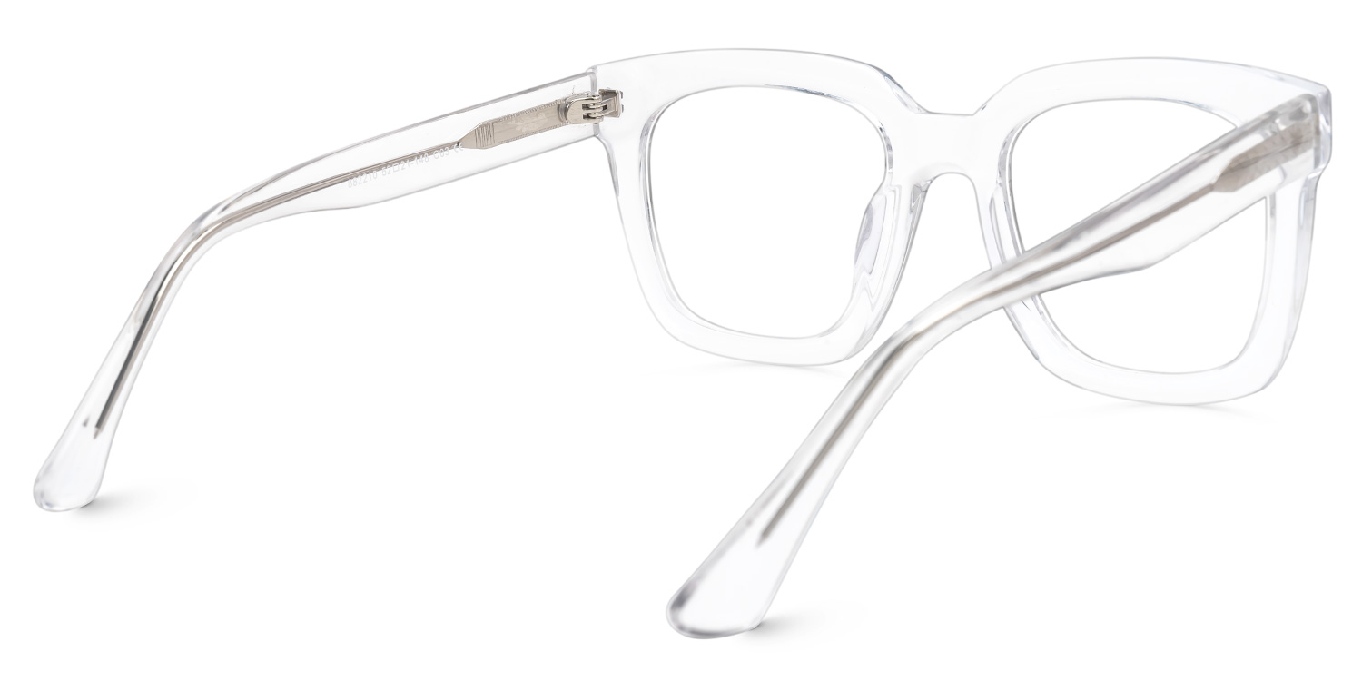 Square Haslett Crystal Glasses deals -Zeelool Glasses3