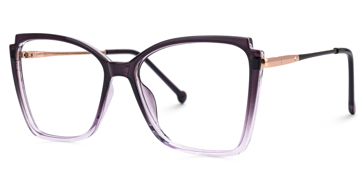 Cateye Kristen Purple Glasses deals -Zeelool Glasses1
