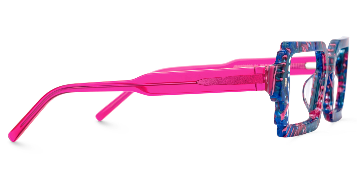 Frederick Rectangle Blue Glasses2