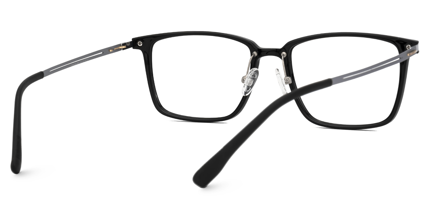 Ivonne Rectangle Black Glasses3