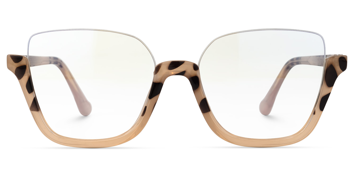 Kellina Square Brown Glasses good-img
