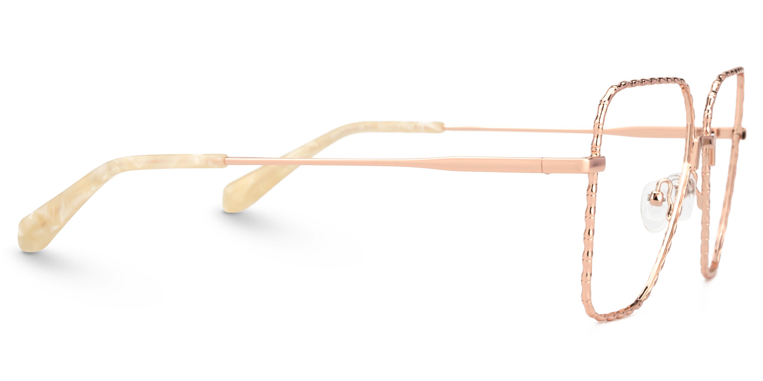 Alisandra Aviator Gold Glasses2