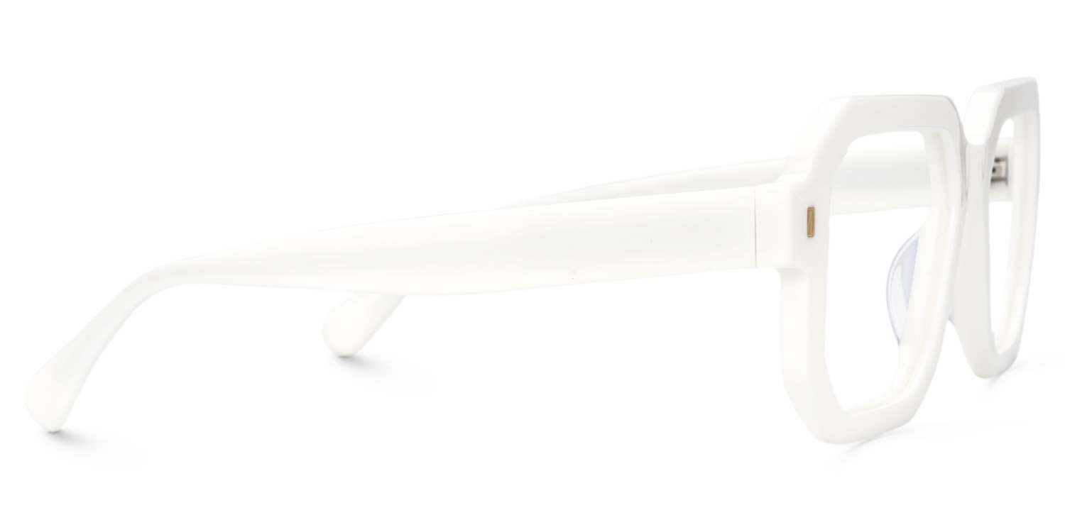 Joeann Geometric White Glasses2