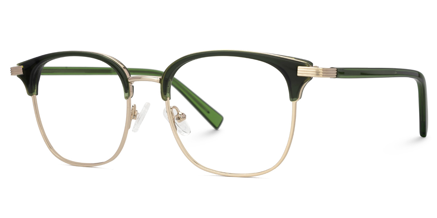 Alves Browline Green Glasses1