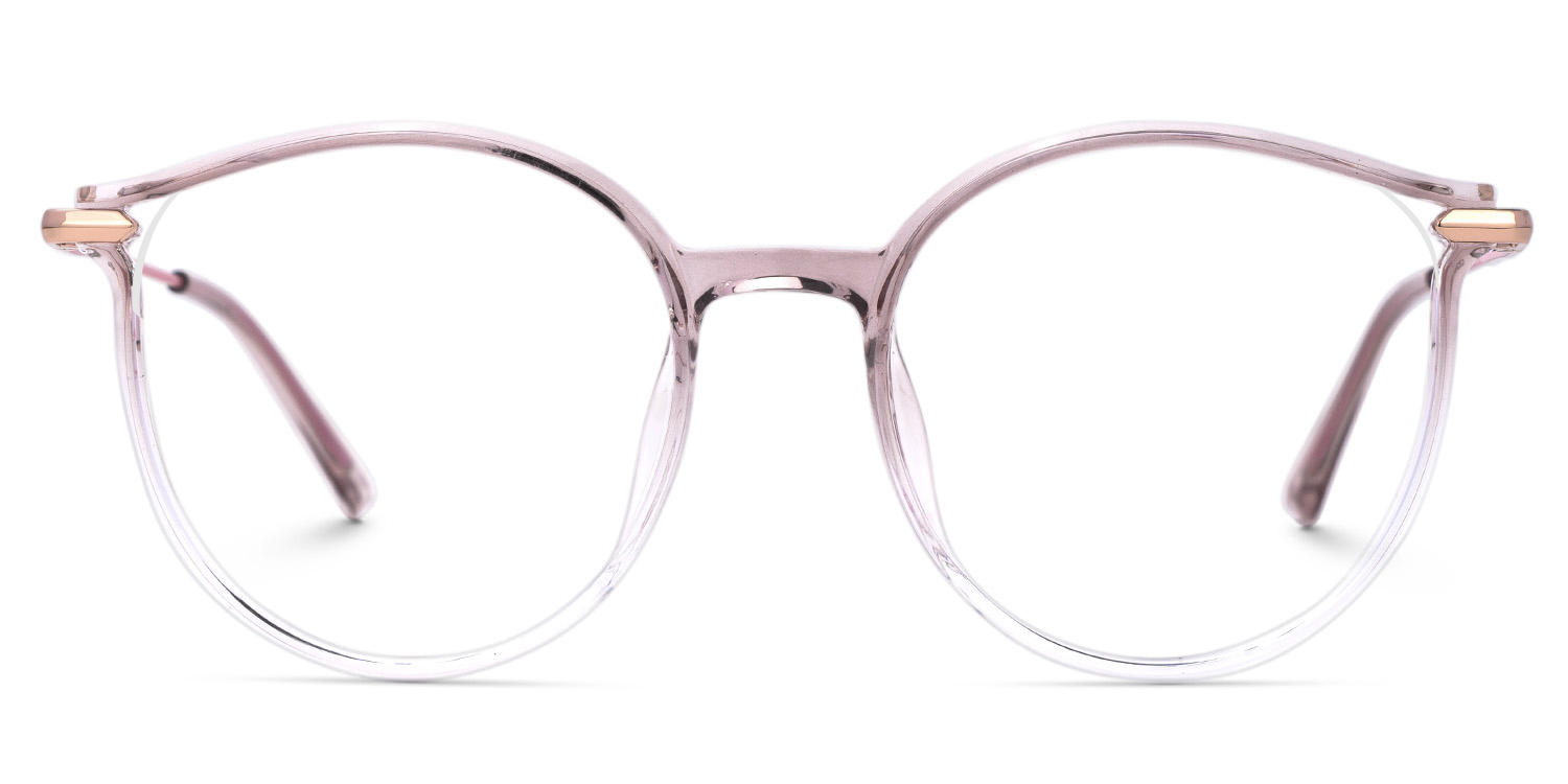Caylan Round Dusty Pink Glasses