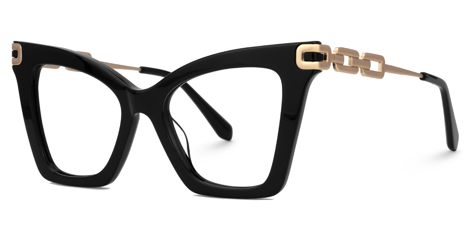 Missy Butterfly Black Glasses1