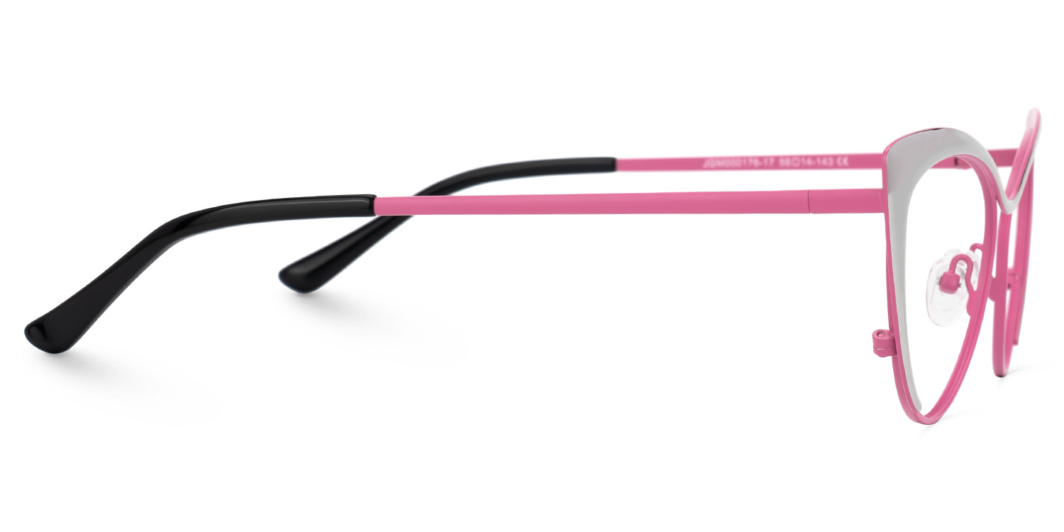Ellen Cateye Two-Tone Glasses2