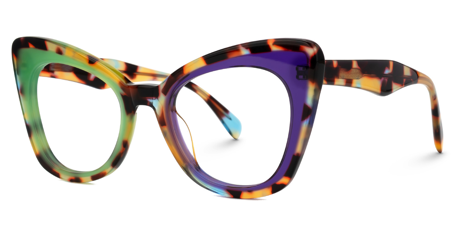Dunkley Cateye Multicolor Glasses1
