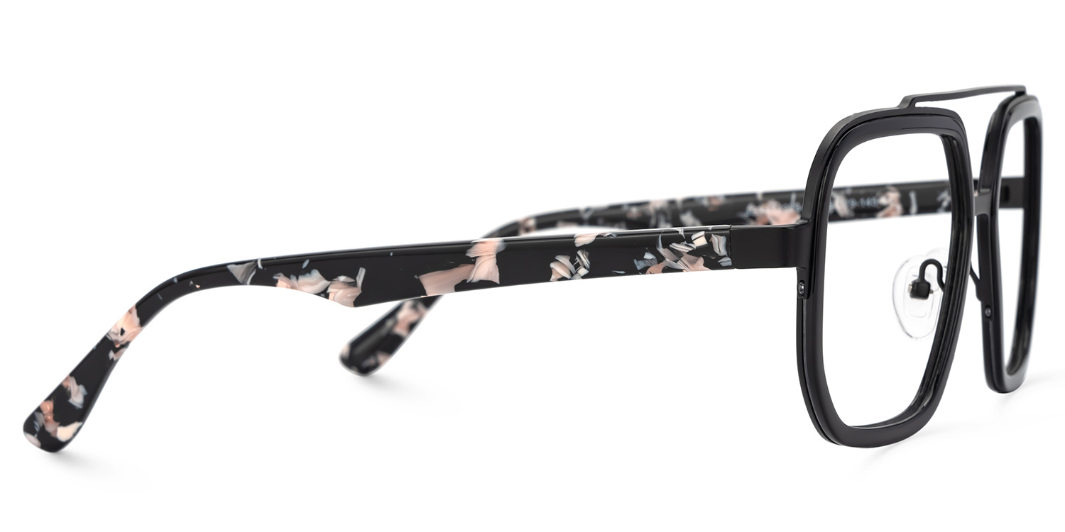 Ace Black Aviator Frame Glasses Online | Zeelool2