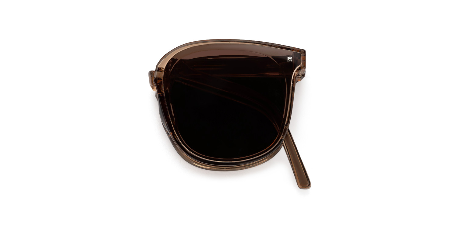 Sulaika TR90 Square Champagne Sunglasses | Zeelool1