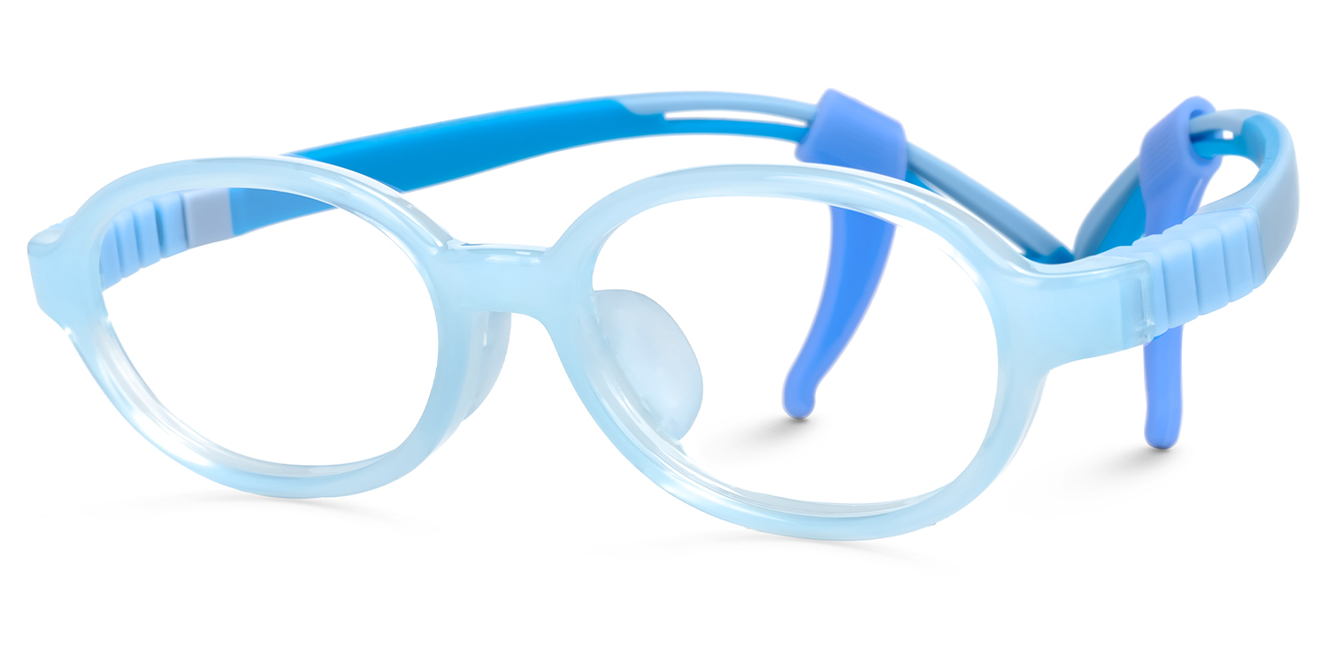 Kids Oval Sherlock Glasses with Cute Style -Zeelool1