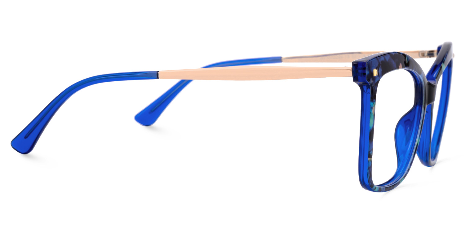 Blue-Tortoise Color for Isaebella Frame Glasses | Zeelool2