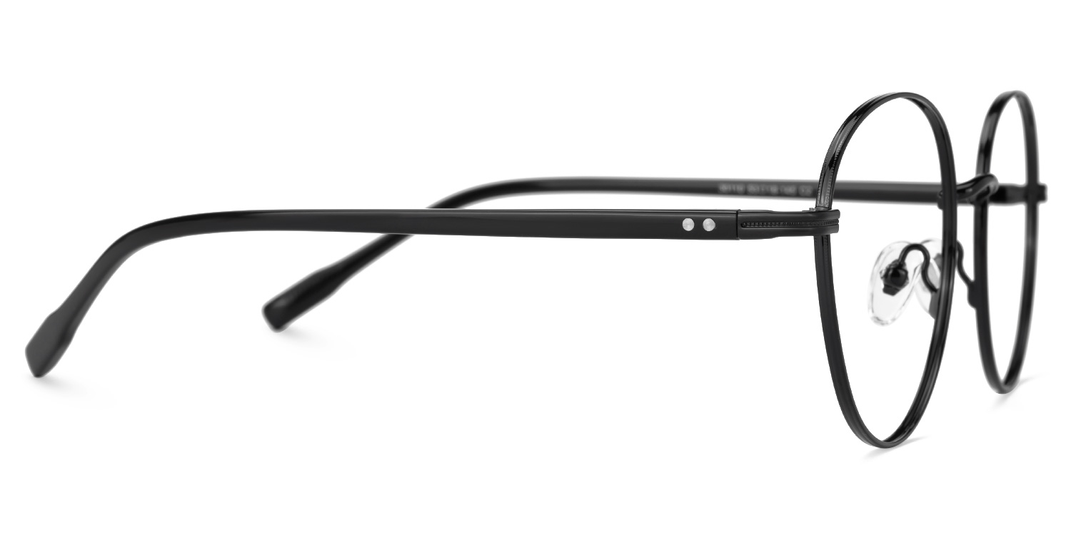 Titanium Celena Eyeglasses, Celena Round Glasses -Zeelool Glasses2