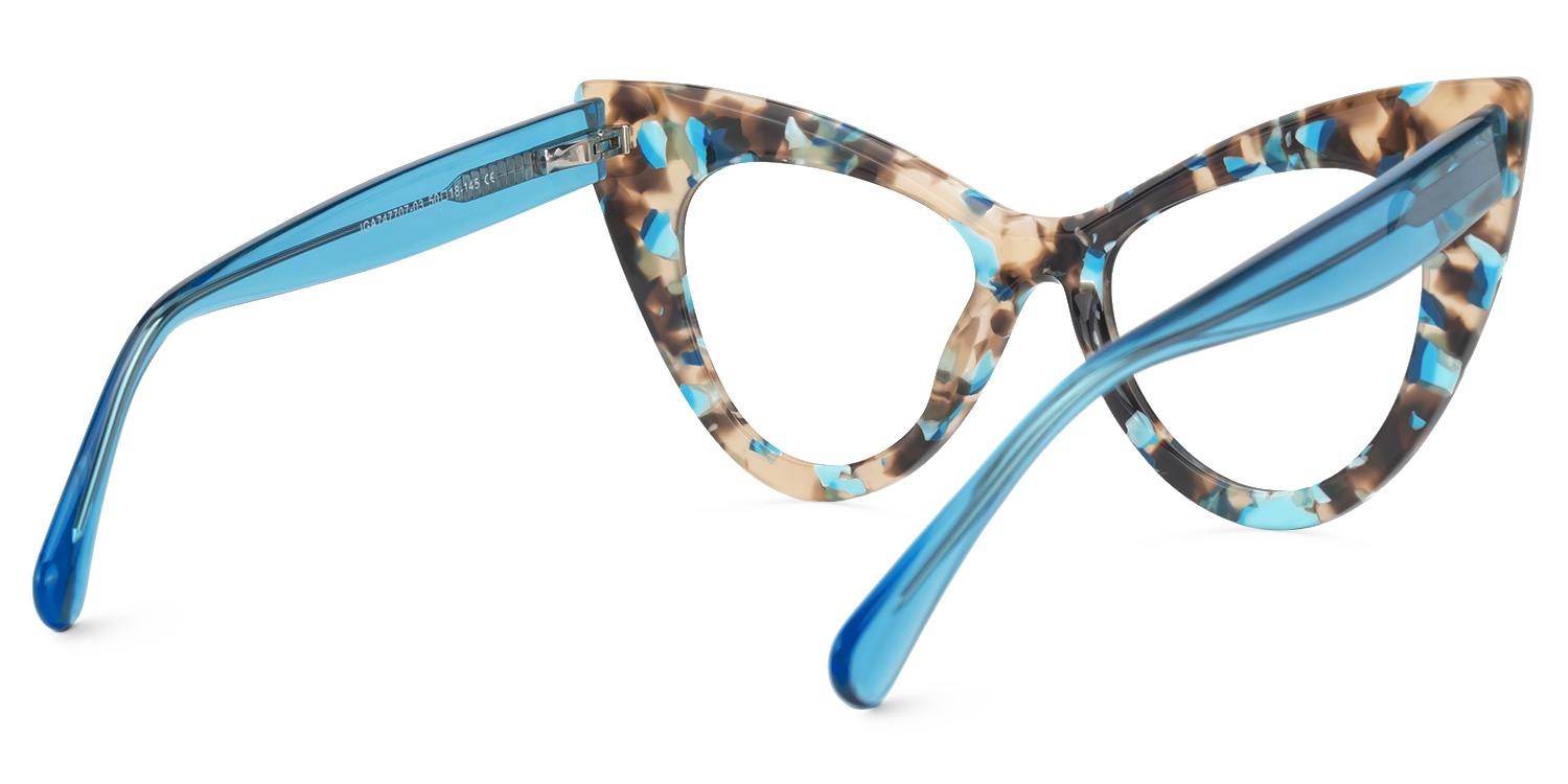 Asbell Cateye Blue-Tortoise Glasses3