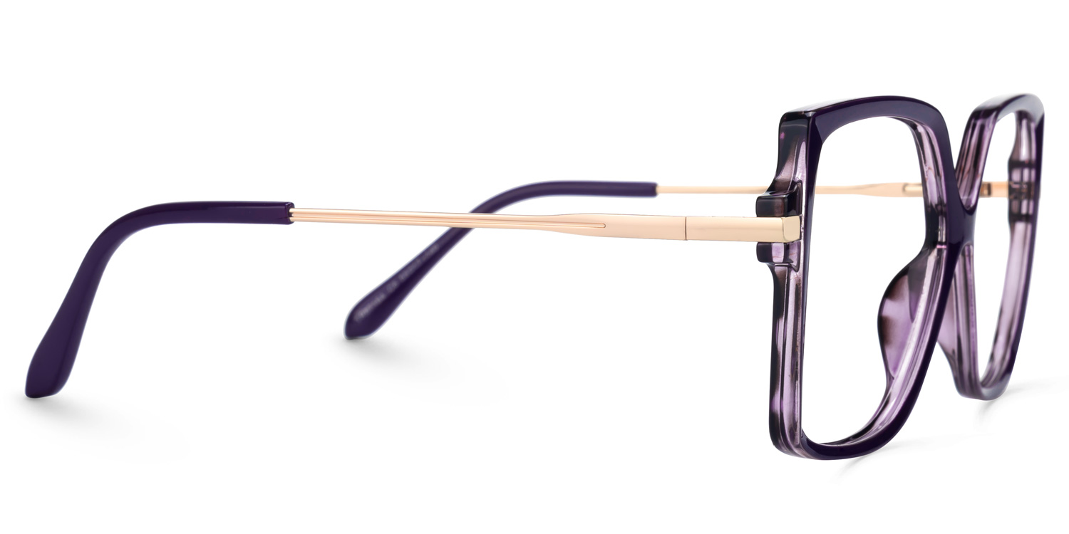 Dianne Square Purple Glasses2