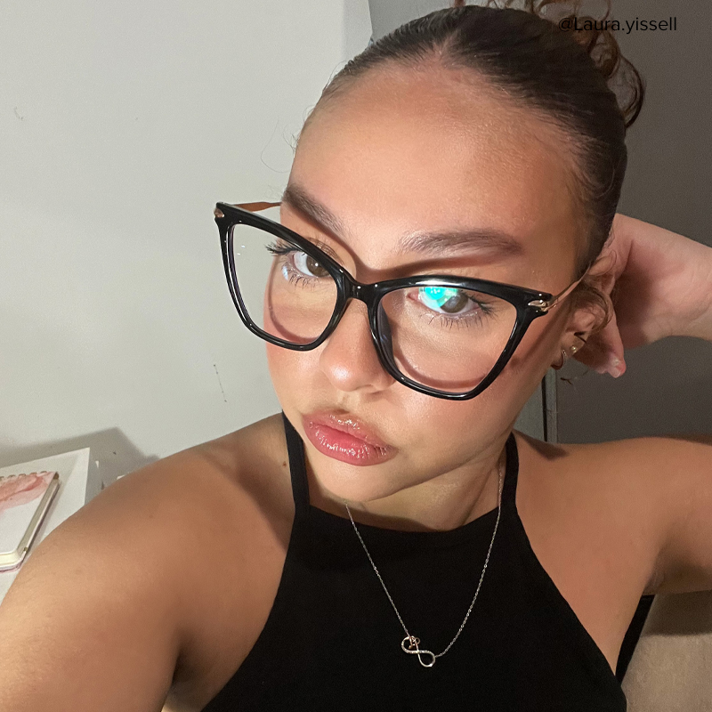 Hilary Butterfly Black Glasses10