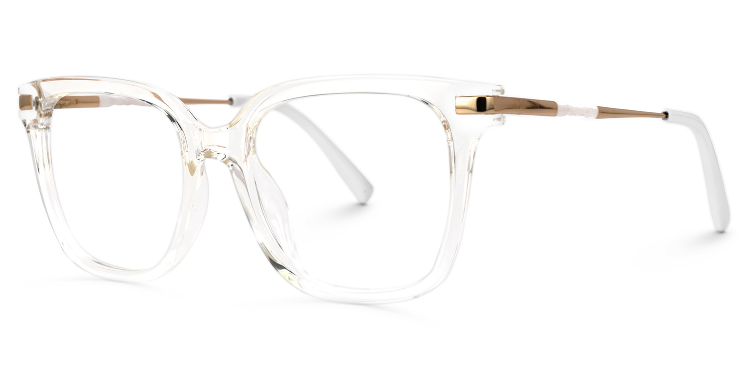 Jacqui Square Crystal Eyeglasses and Glasses Frames1