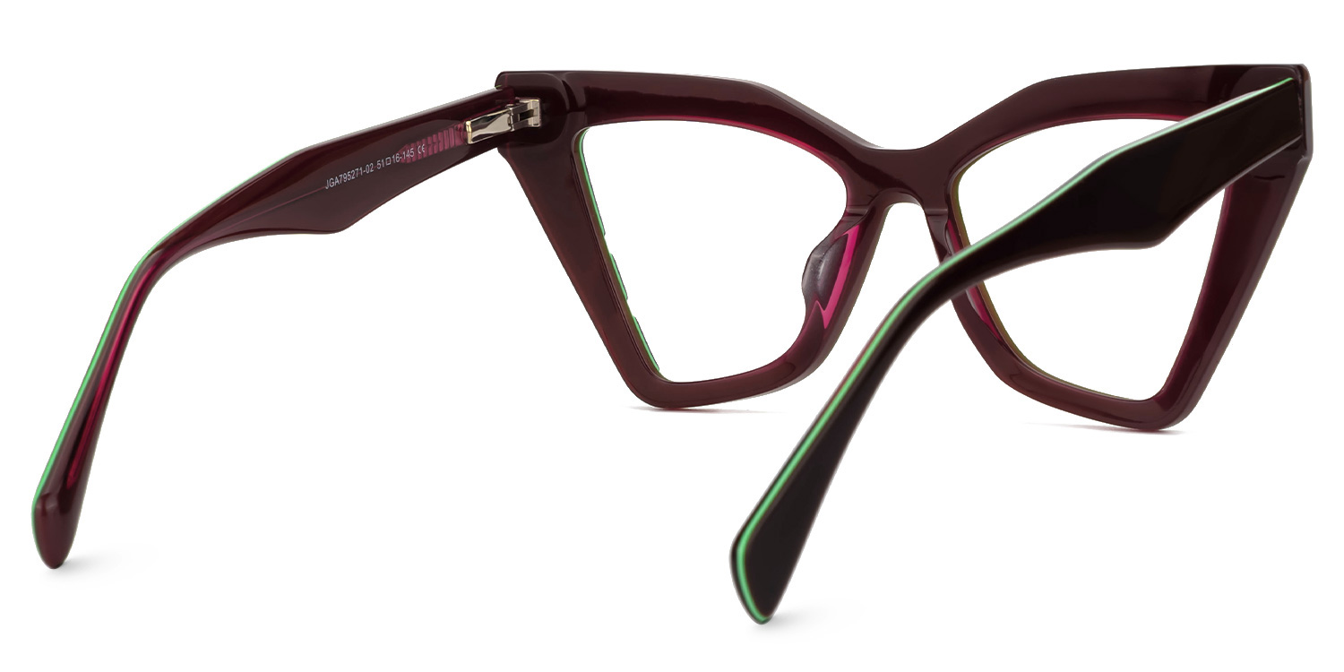 Vella Butterfly Green Glasses3