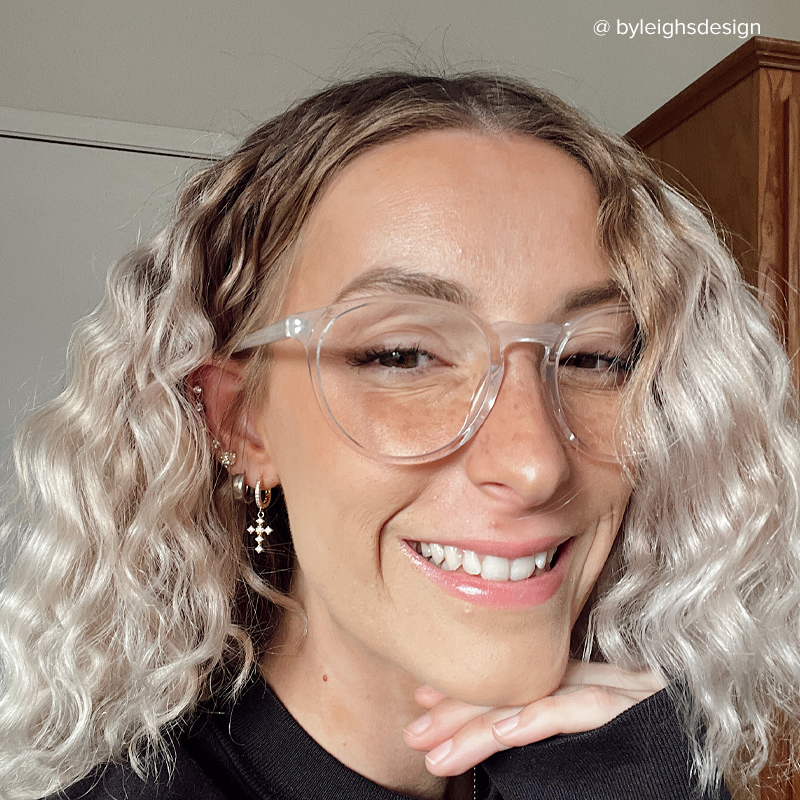 Kasey Round Crystal Glasses | Zeelool Glasses4