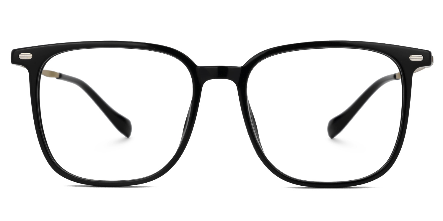 Mullen Square Black Glasses0