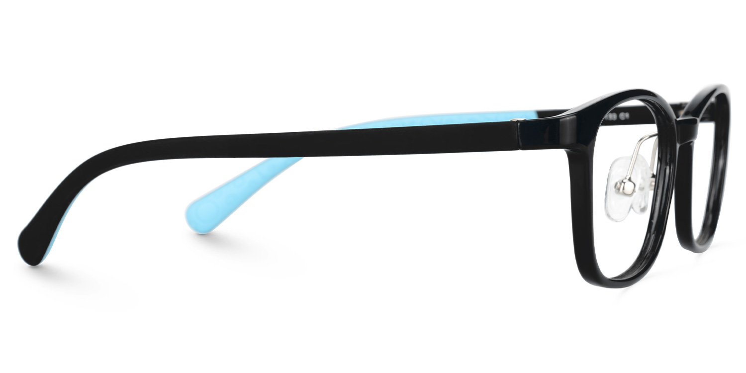 Kids Rectangle Rehse Glasses with Cute Style -Zeelool2