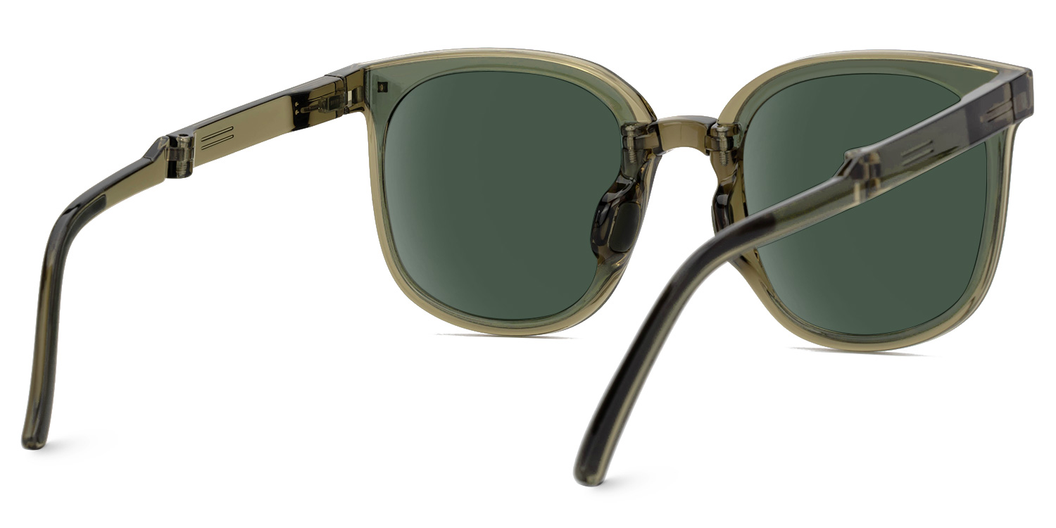 Sulaika Square Green Sunglasses4