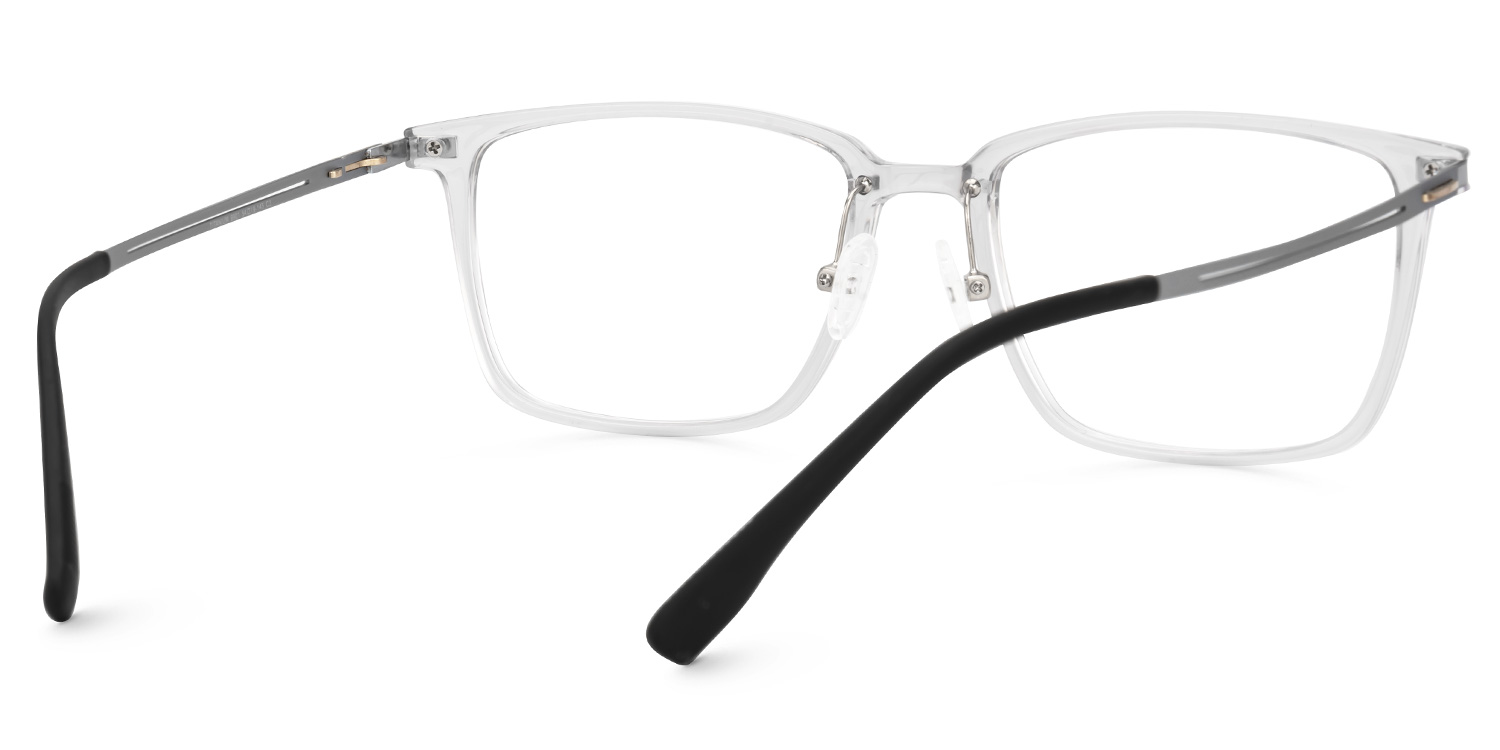 Gray Ivonne Rectangle Frame Eyeglasses | Zeelool3