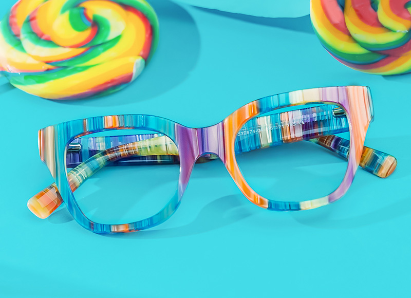 Nereyda Candy Lollipop Frame Glasses | Zeelool Optical5