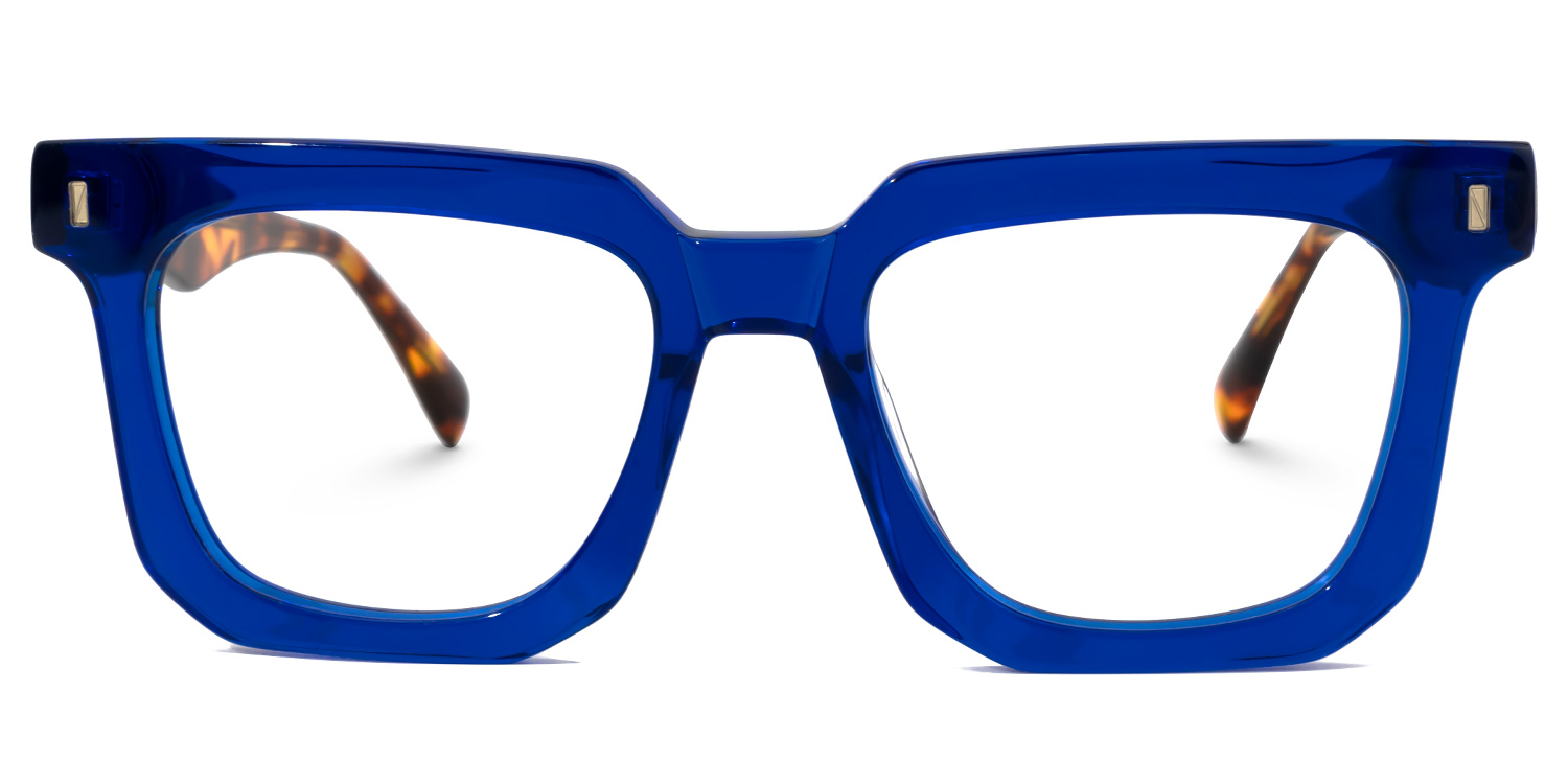 Coville Square Blue Glasses0