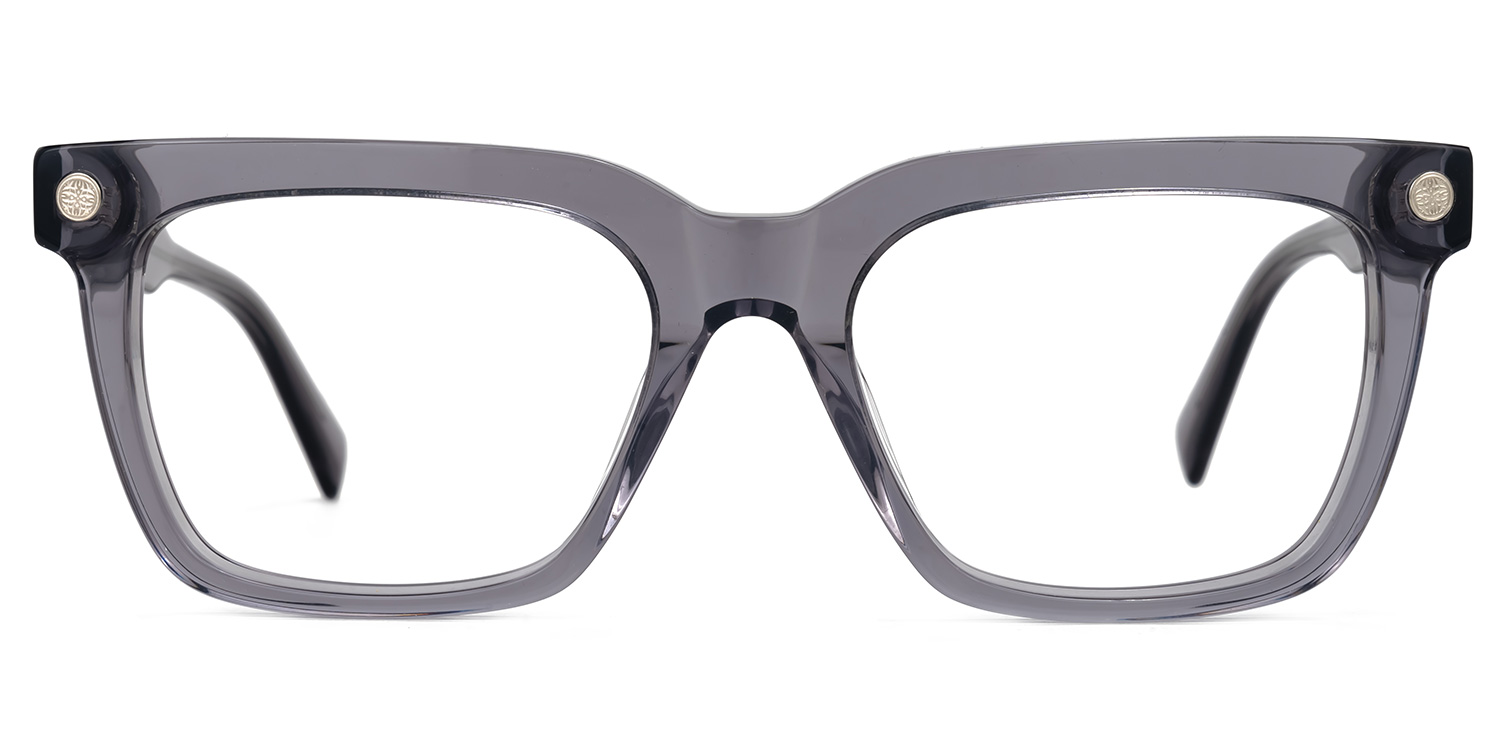 Rectangle Tiarra Gray Glasses deals -Zeelool Glasses0