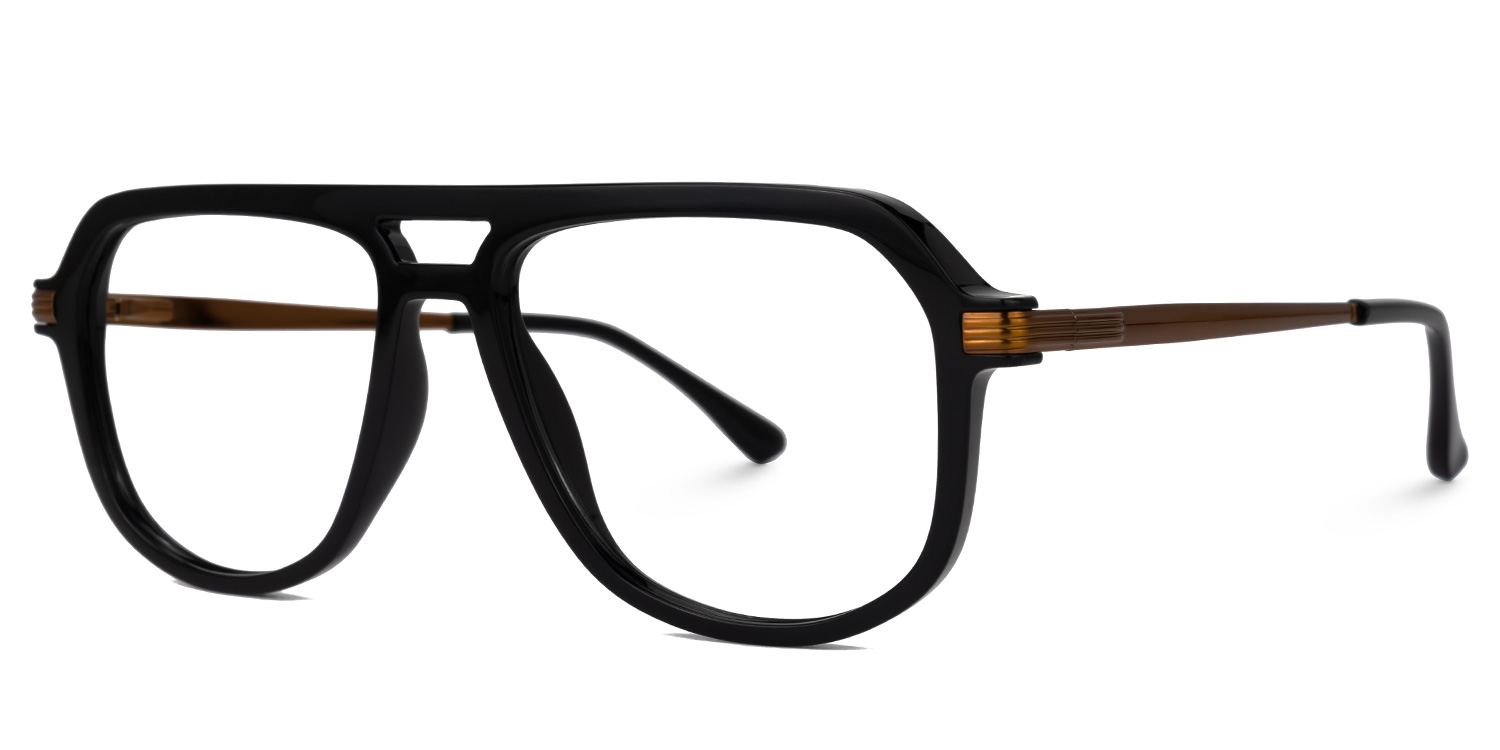 Fonseca Aviator Black Glasses1