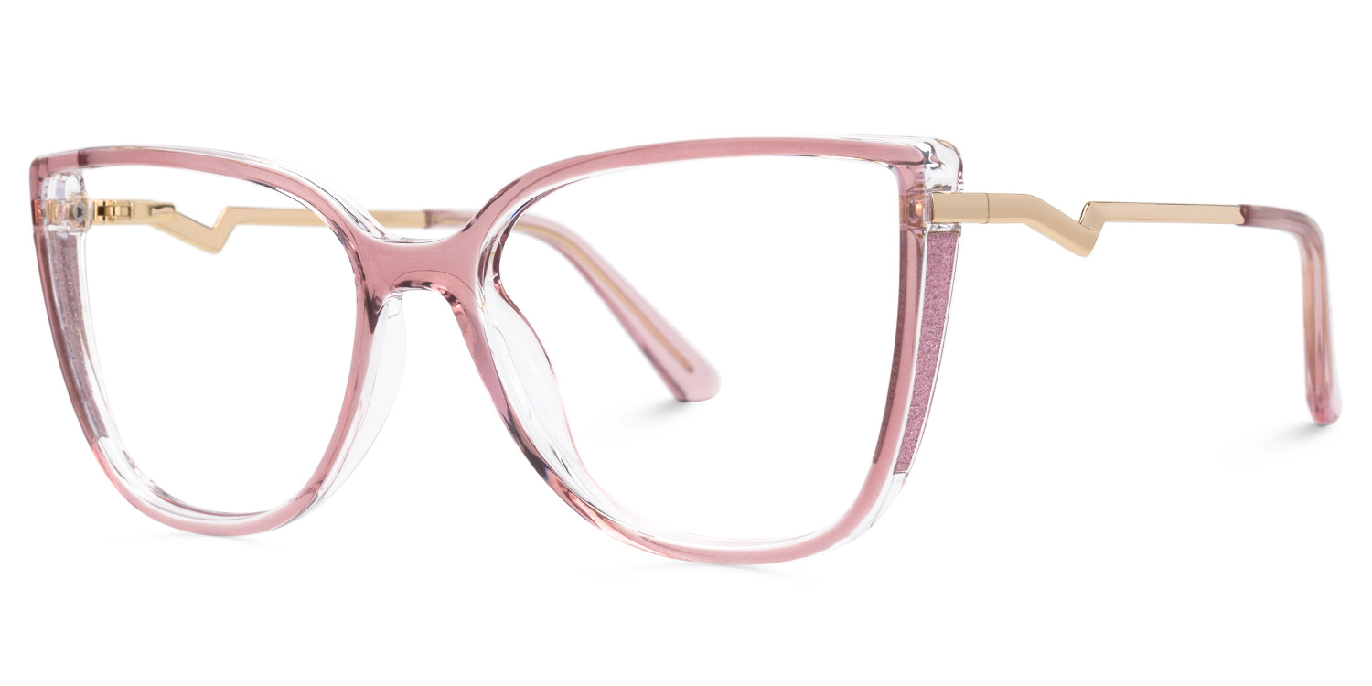 Spring hinges Celisa Eyeglasses, Celisa Pink Glasses -Zeelool1