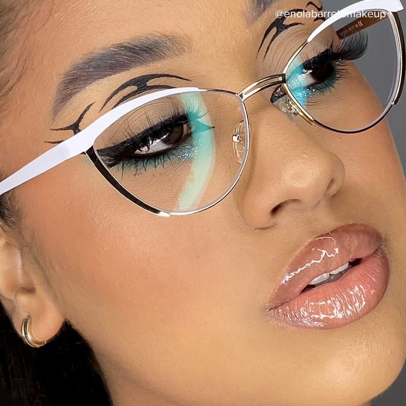 Sydney Cat Eye Gold Glasses6