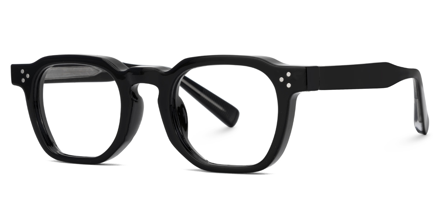Moaya Square Black Glasses1