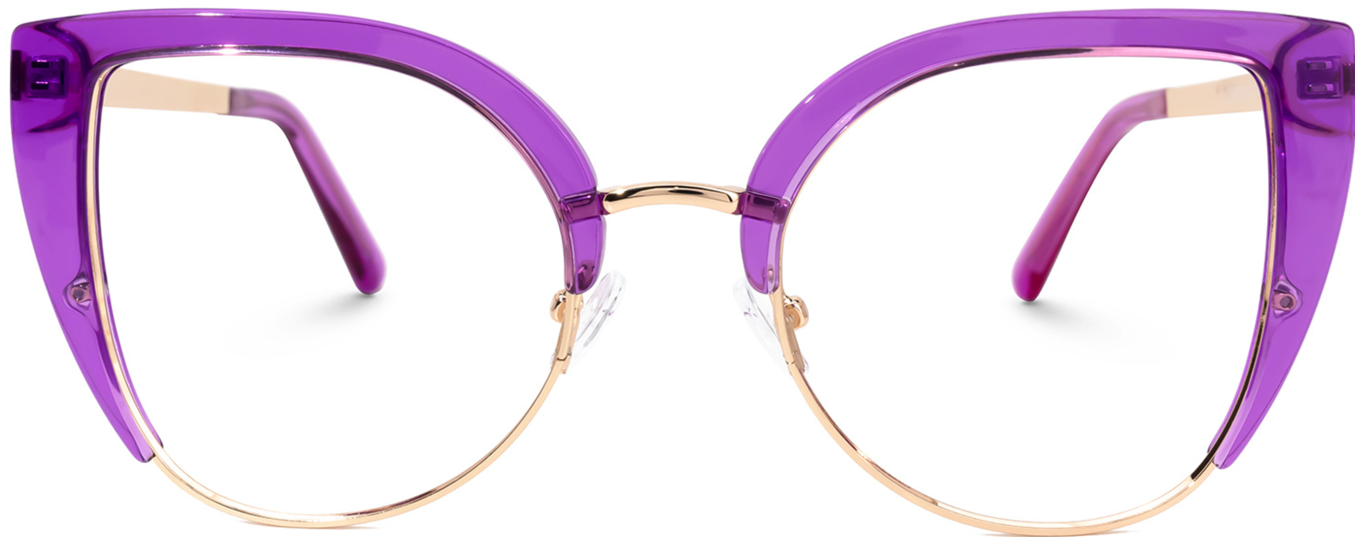 Brewer Cateye Purple Glasses0