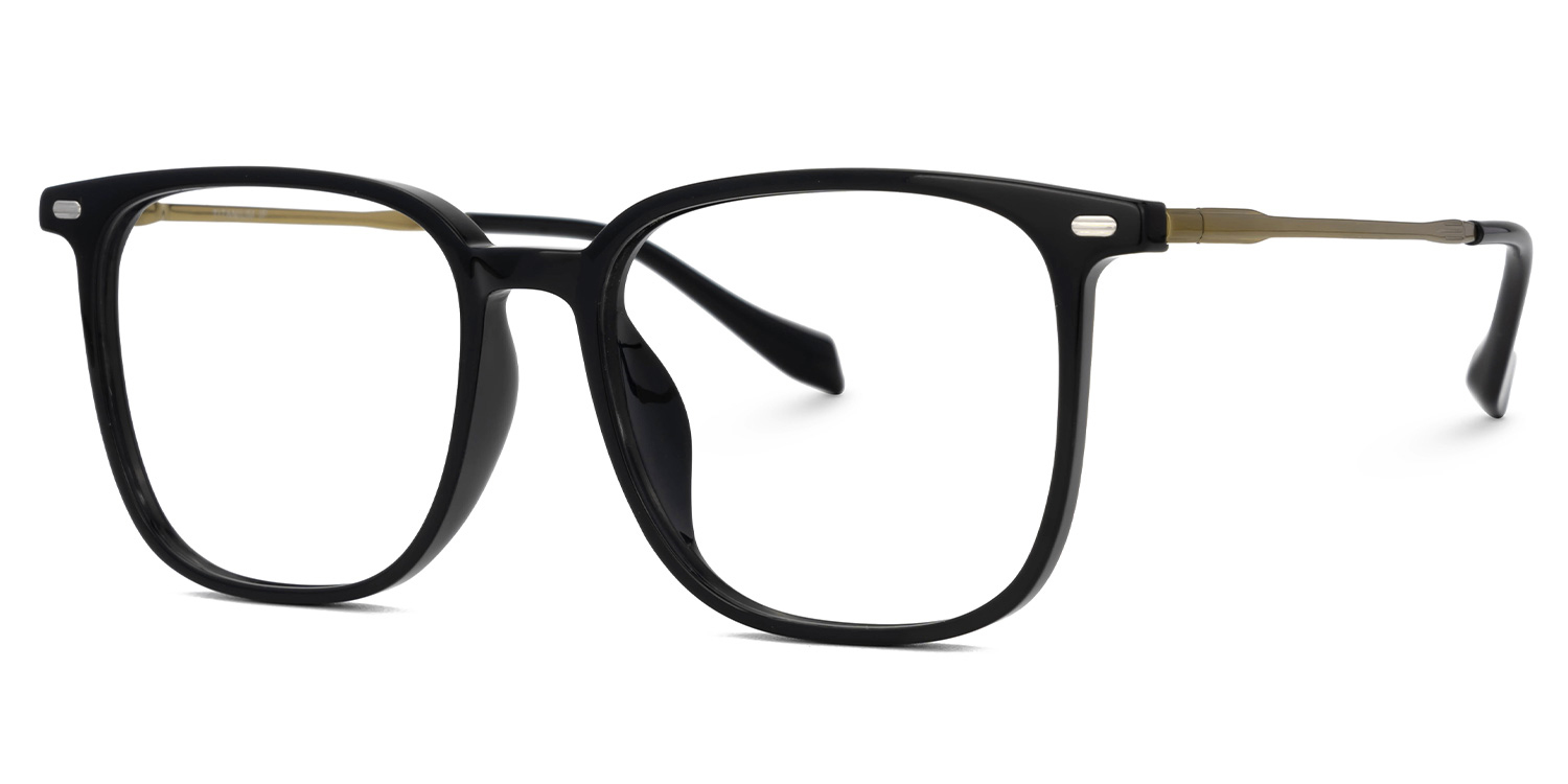 ZEELOOL Mullen Square Black Glasses