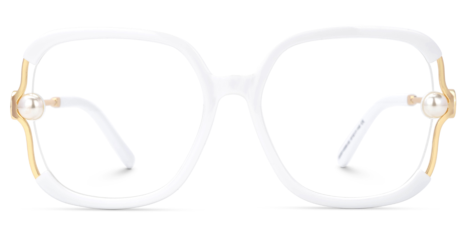 Jeania Square White Glasses good-img