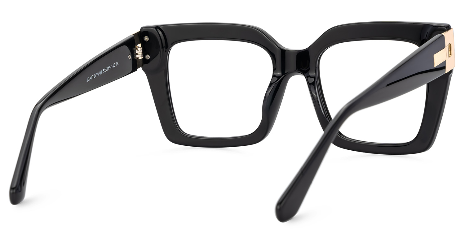 Josiah Black Square Designer Eyeglasses3