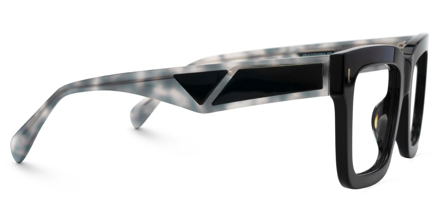 Square Shirmme Black Frames Designer Glasses2