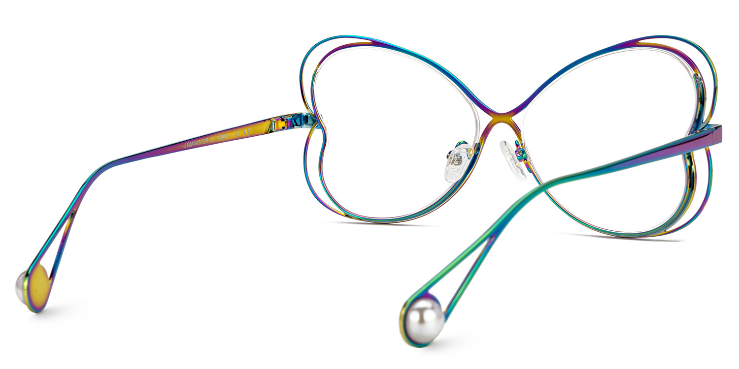 Designer Aretha Glasses in Metal Full-Frame3