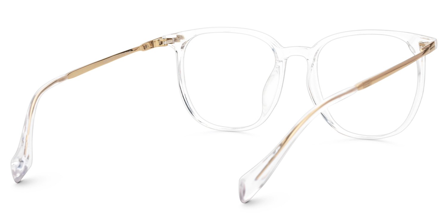 Square Valerye Crystal Frame Eyeglasses | Zeelool3