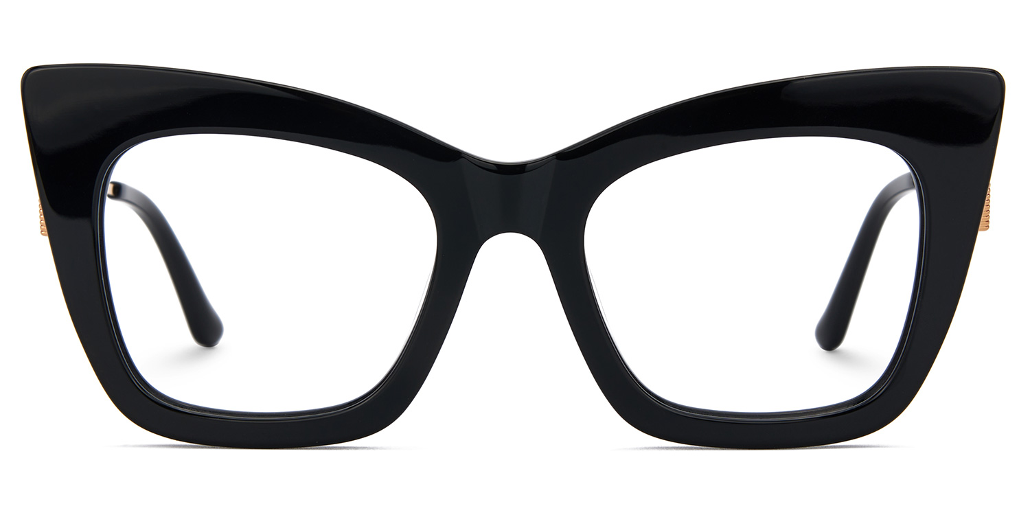 Cagle Cateye Black Glasses good-img
