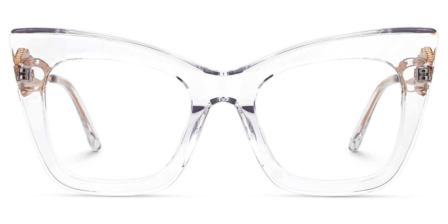 Cagle Cateye Crystal Glasses0