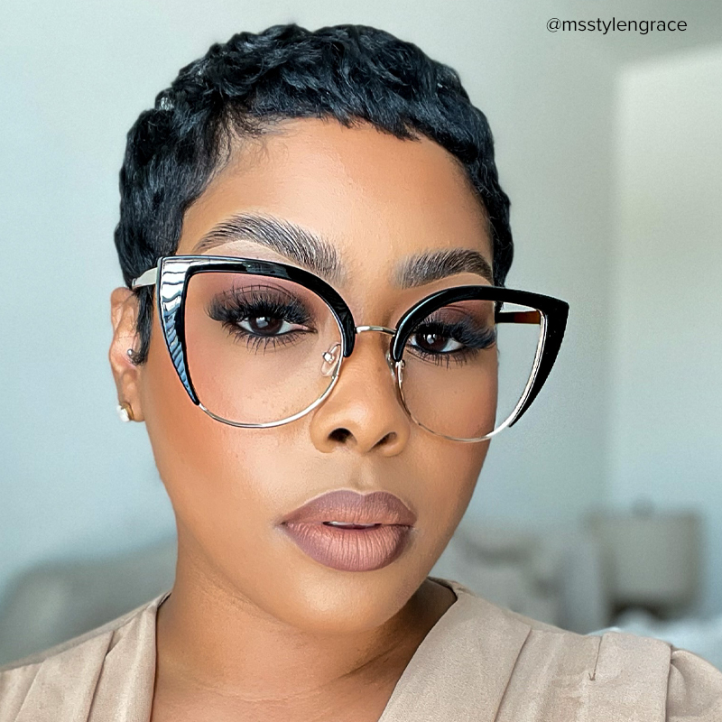 Brewer Cateye Black Frame Glasses | Zeelool Optical5