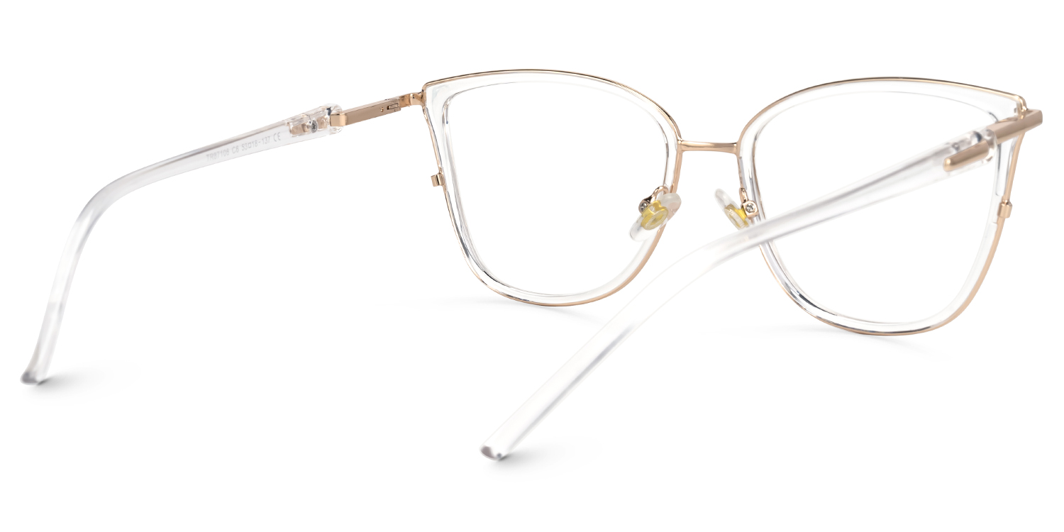 Cateye Marisa Crystal Glasses deals -Zeelool Glasses3