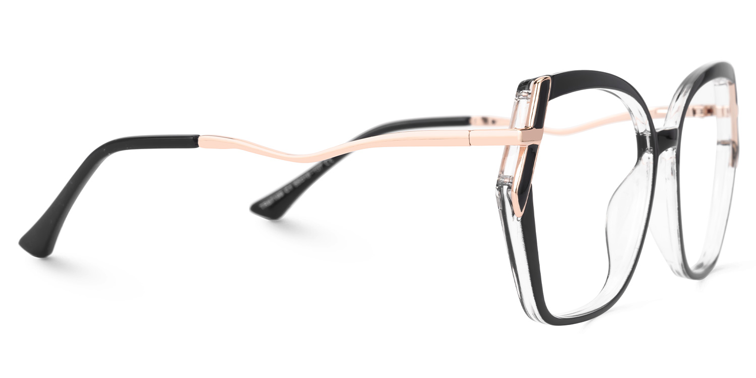 Jakara Geometric Black Glasses2