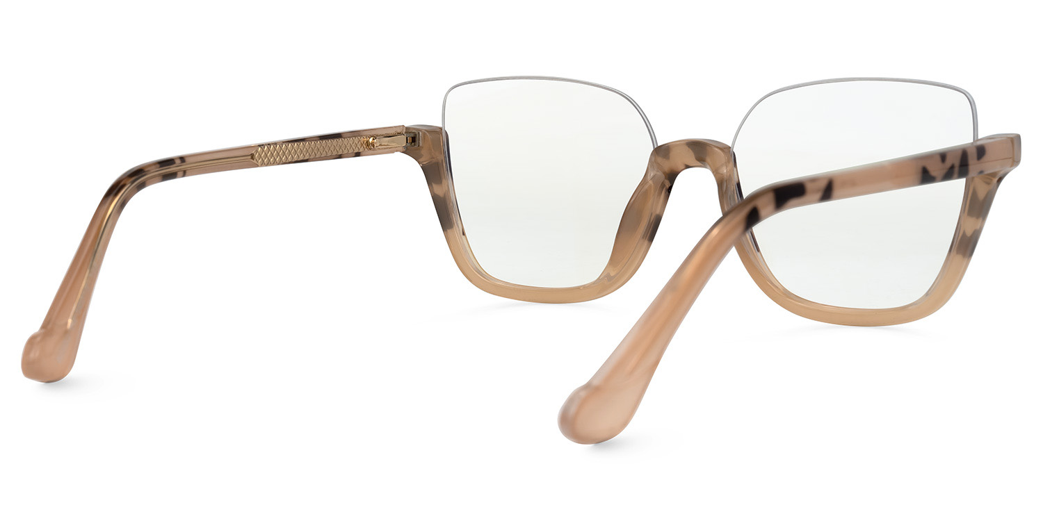 Kellina Square Brown Glasses3