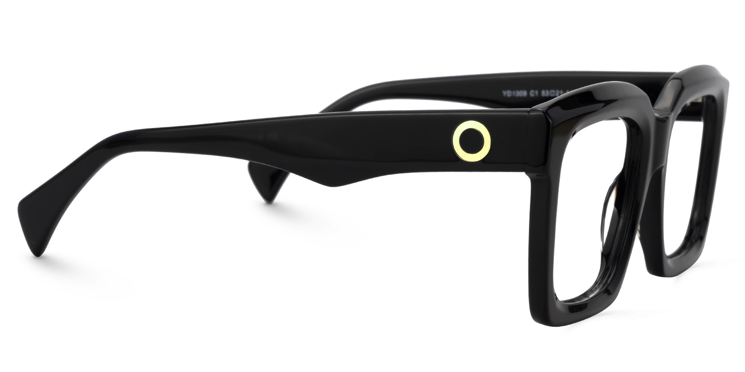 Faridah Square Black Glasses3