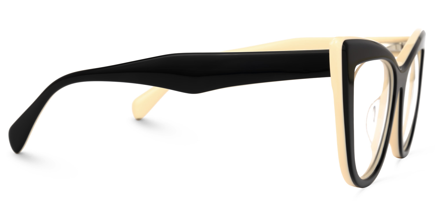 Aecila Cateye Black Glasses | Zeelool Glasses2