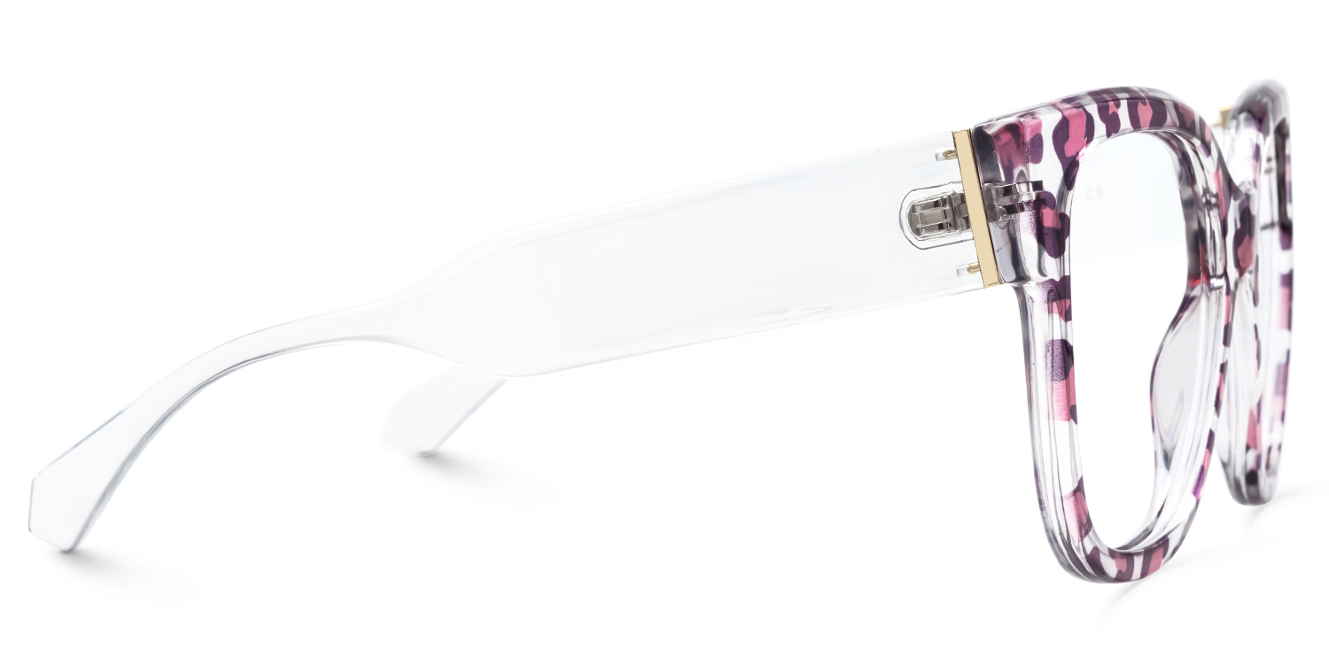 Reineke Square Purple Glasses3